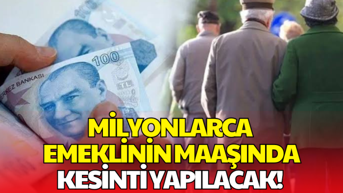SGK'dan Emekli Maaşlarında Borç Kesintisi! Uygulanacak Oranlar Belli Oldu
